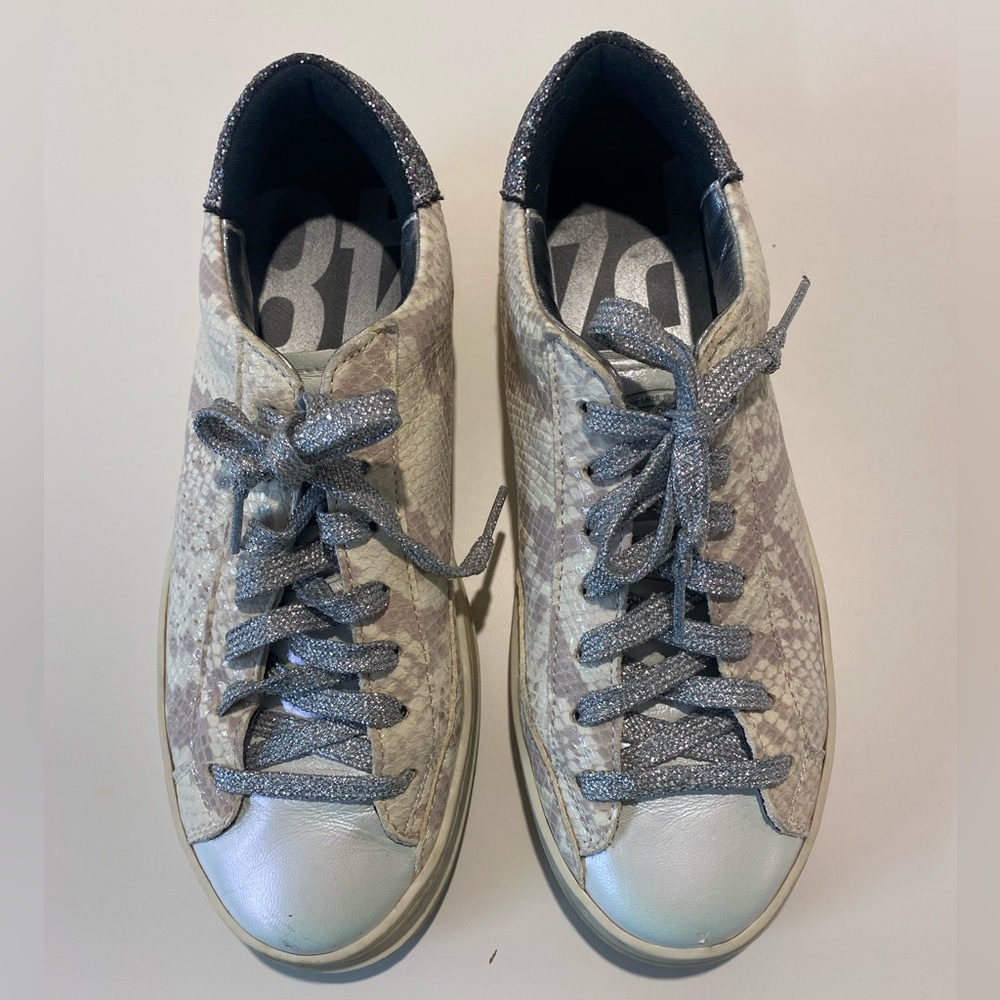 P448 - Snakeskin Sparkle Sneaker (size 8)